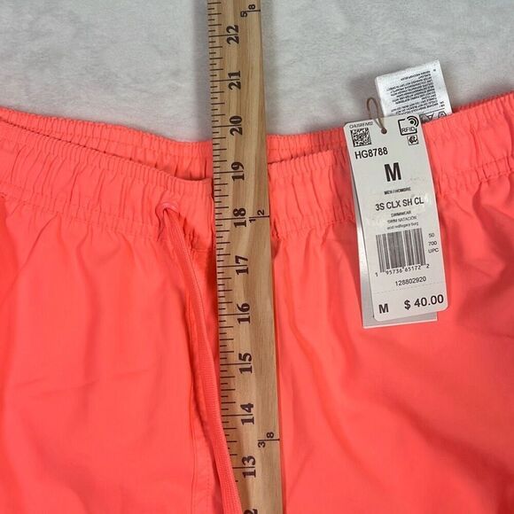 Adidas 3 STRIPES CLASSIC LENGTH SWIM SHORTS HG8788 swim trunks‎ NWT Men Medium - Picture 4 of 8